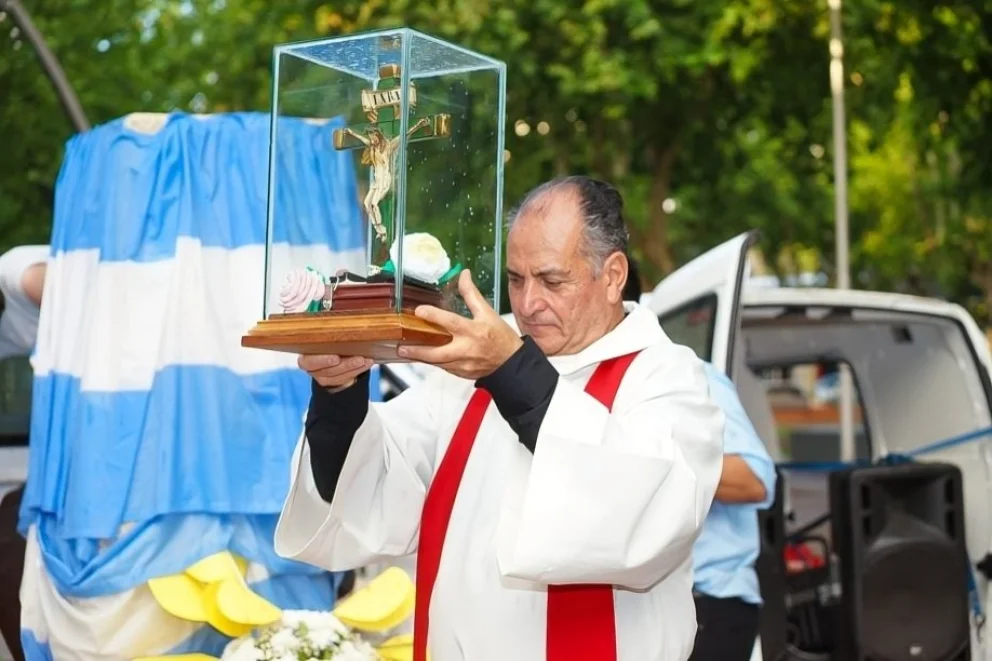 La imagen del Cristo de la Quebrada estuvo en Villa Mercedes.
