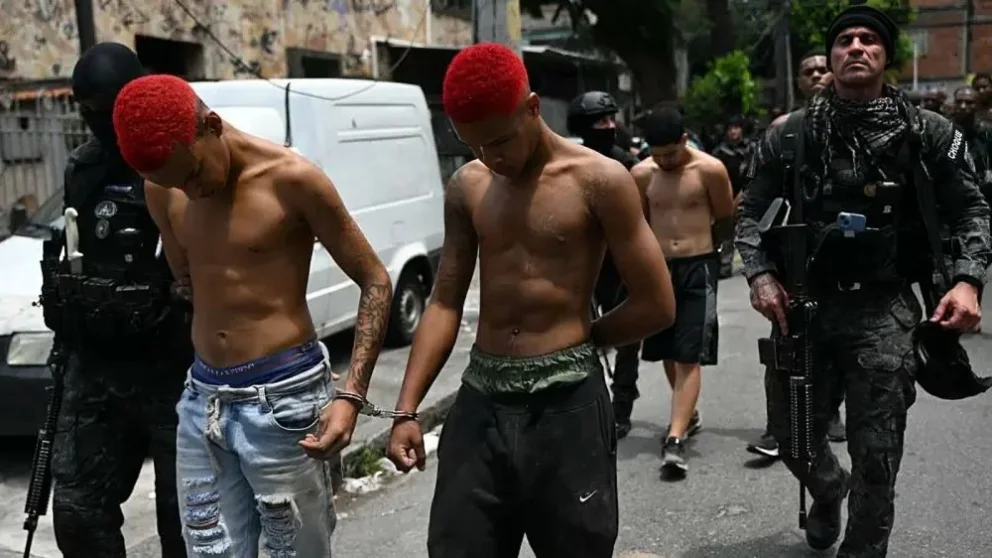 La operación masiva en Río terminó con más de 80 detenidos.(Foto AFP)

