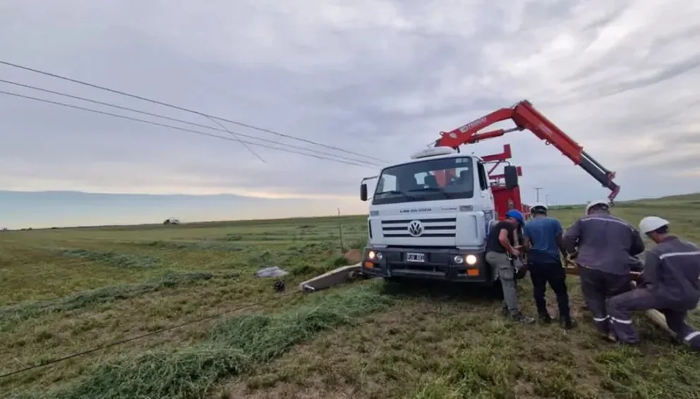  Sin electricidad a localidad de Dupuy