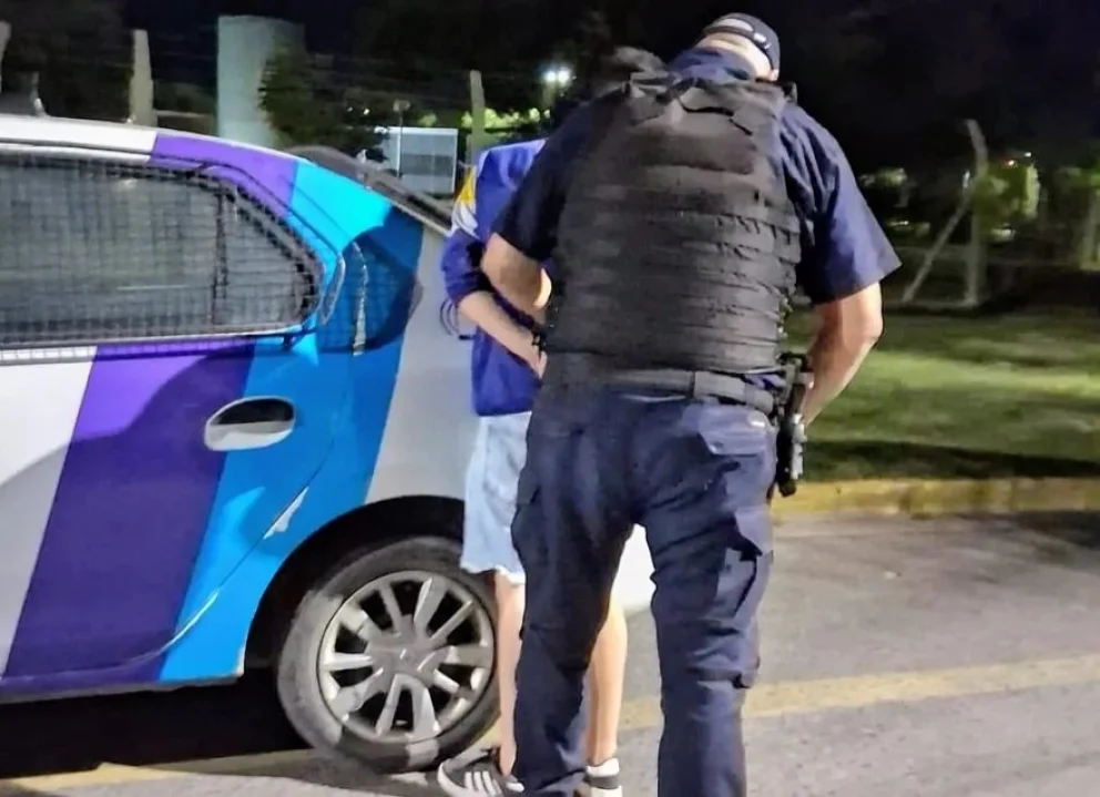 Le robó una cortadora de césped a un vecino