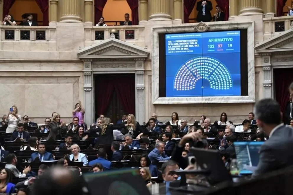 El Gobierno nacional obtuvo la media sanción del Presupuesto 2026