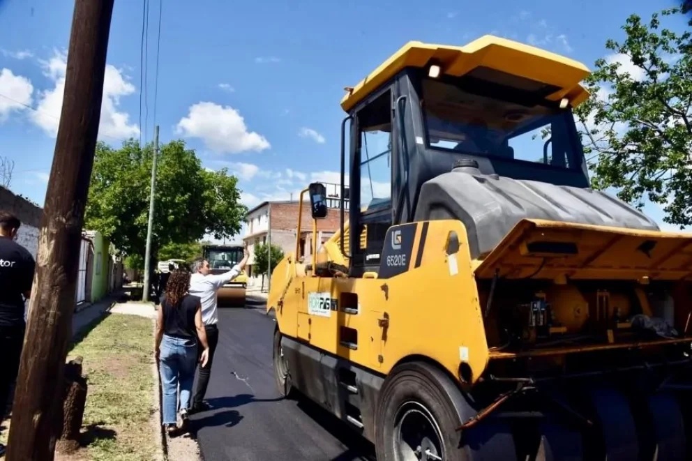 La Municipalidad continuará en 2026 con la pavimentación de calles. 
