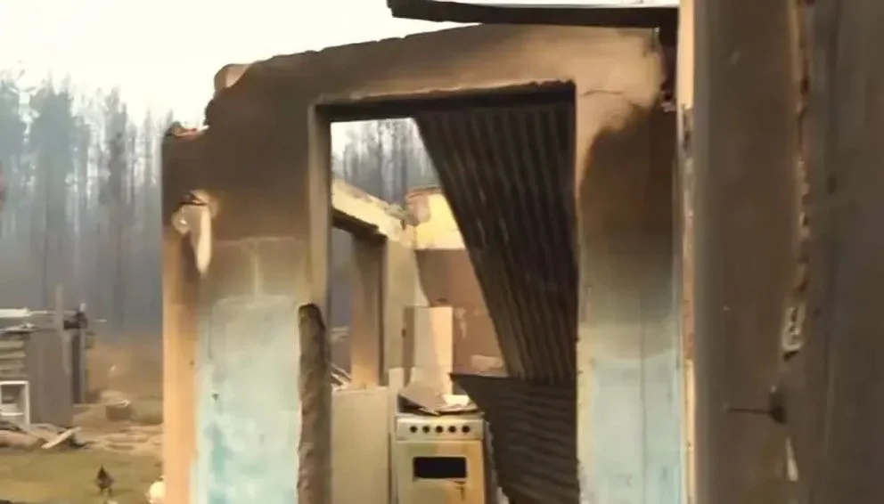 El drama de una familia que perdió todo en los incendios
