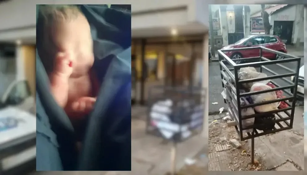 Tiraron a una recién nacida en un tacho de basura