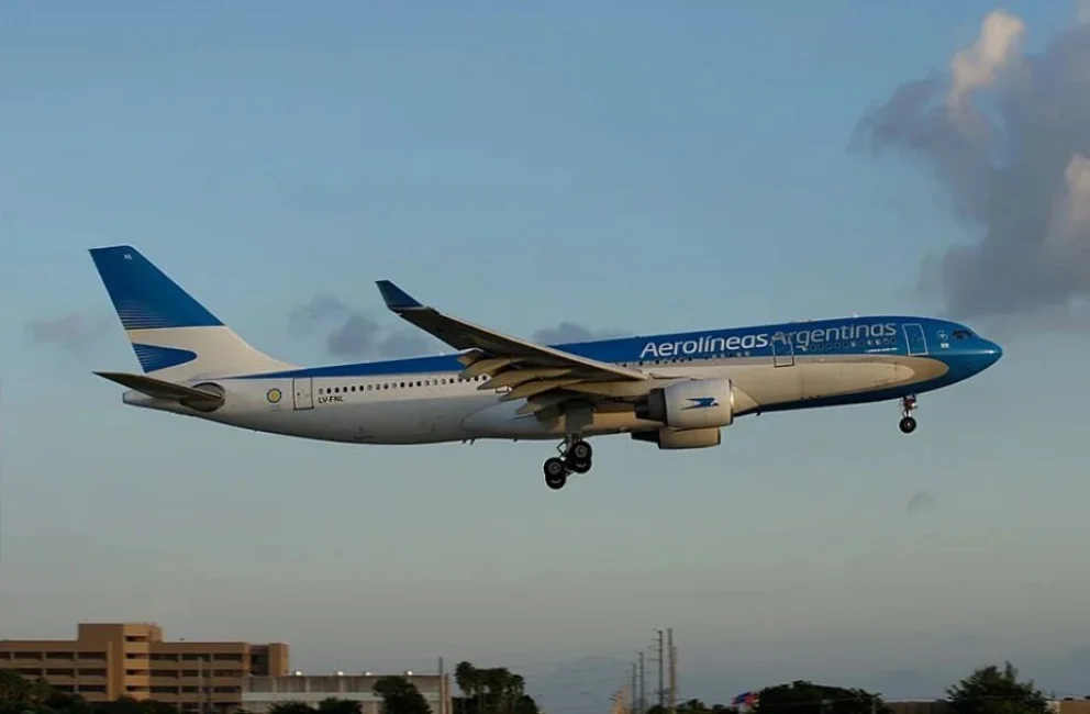 Aerolíneas Argentinas otra vez apoyando la participación de Argentina en el Mundial.

