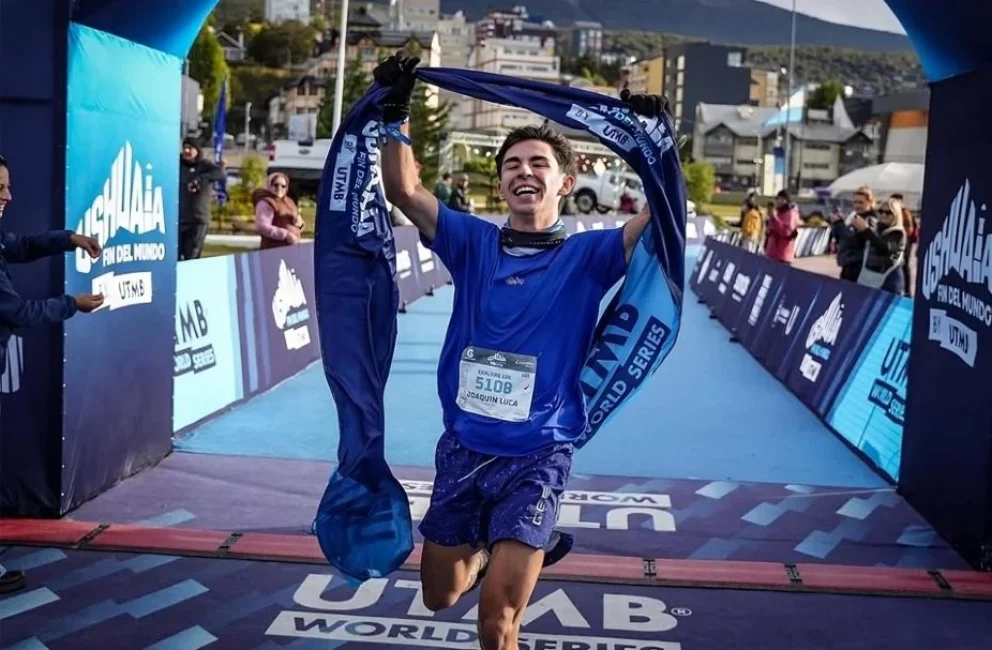 Un sanluiseño en la cima del “Fin del Mundo”: Joaquín Pascale ganó el trail 12K en Ushuaia
