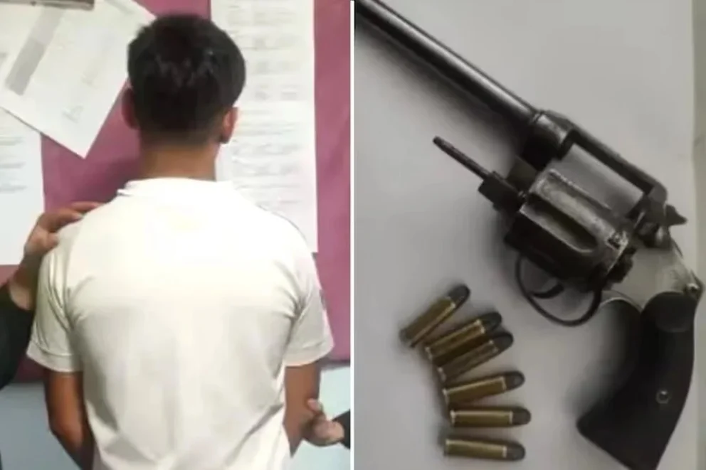 Un alumno llevó un revólver cargado con seis balas a un colegio y fue reducido en plena clase

