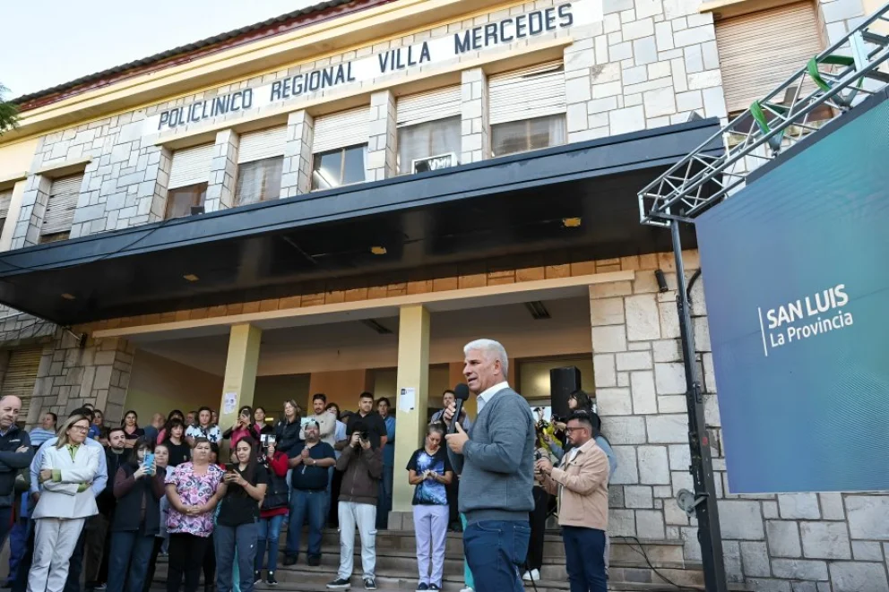 Poggi puso en marcha la obra para refaccionar el Servicio de Esterilización del Hospital de Villa Mercedes
