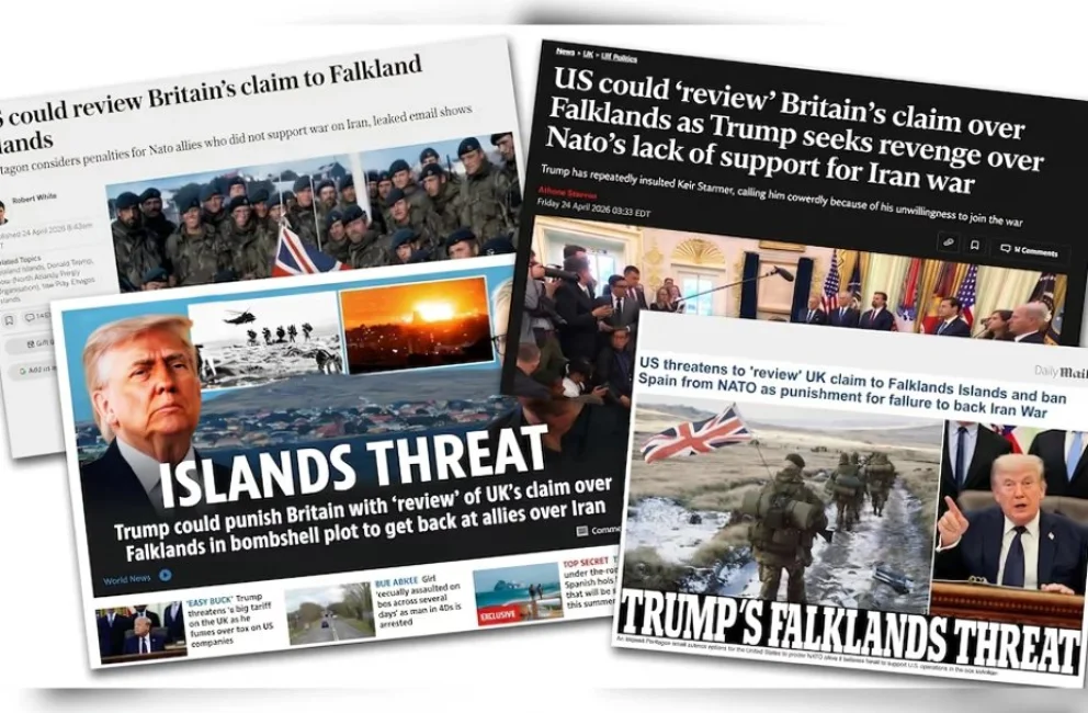 La reacción de la prensa británica a la postura de Trump sobre las Malvinas: “La amenaza de las islas”
