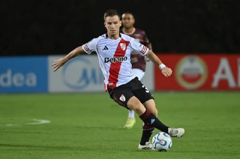 River le ganó sobre el final a Carabobo y encamina la clasificación en la Copa Sudamericana
