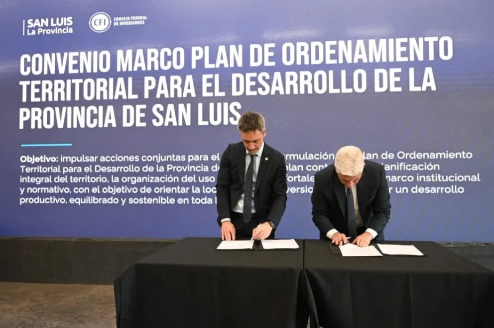 San Luis avanzará en un plan de ordenamiento territorial para orientar inversiones y desarrollo productivo

