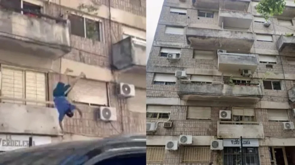 La mujer que acompañaba al hombre que cayó de un cuarto piso declaró: “Estaba alterado por consumo”
