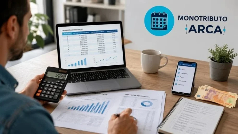 Monotributo: escalas actualizadas y cuánto hay que pagar este mes en ARCA antes de la actualización
