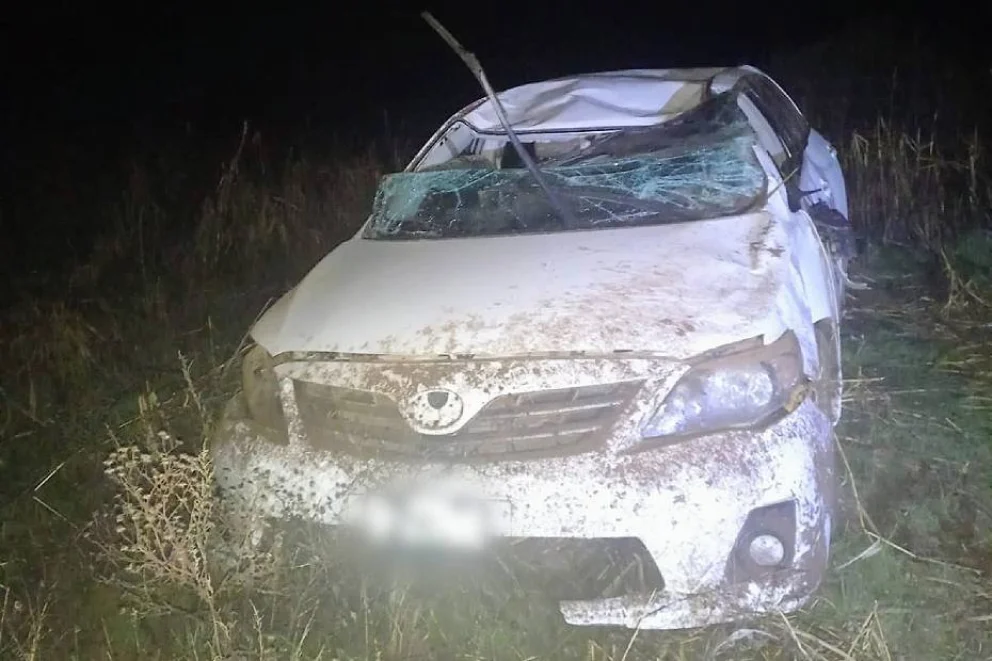 Una mujer de Misiones resultó herida tras el vuelco de un automóvil