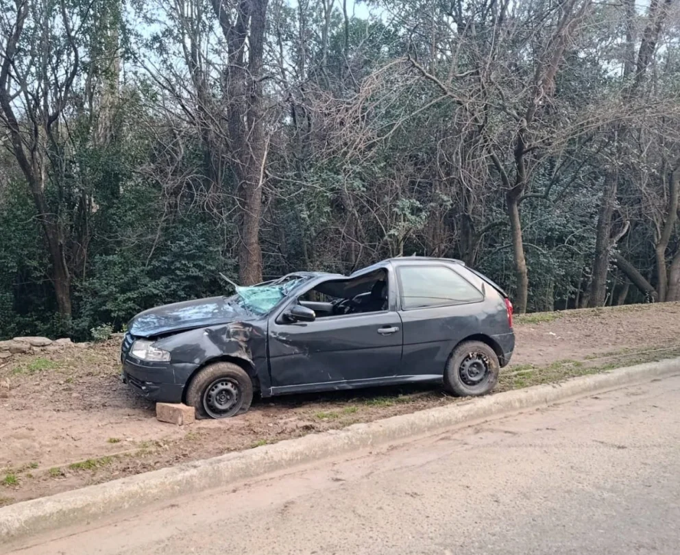Villa de Merlo: un joven resultó lesionado tras protagonizar un siniestro vial en un automóvil