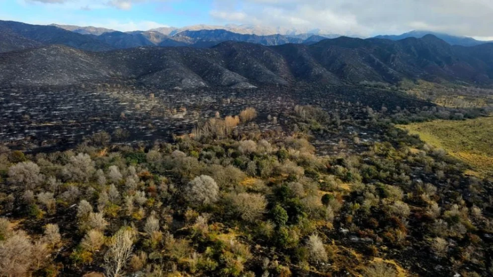 El incendio en Estancia Grande está prácticamente controlado.
