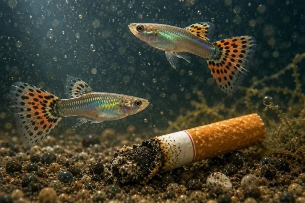 Científicos de San Luis comprobaron que las colillas de cigarrillos representan un riesgo para los ecosistemas acuáticos.
