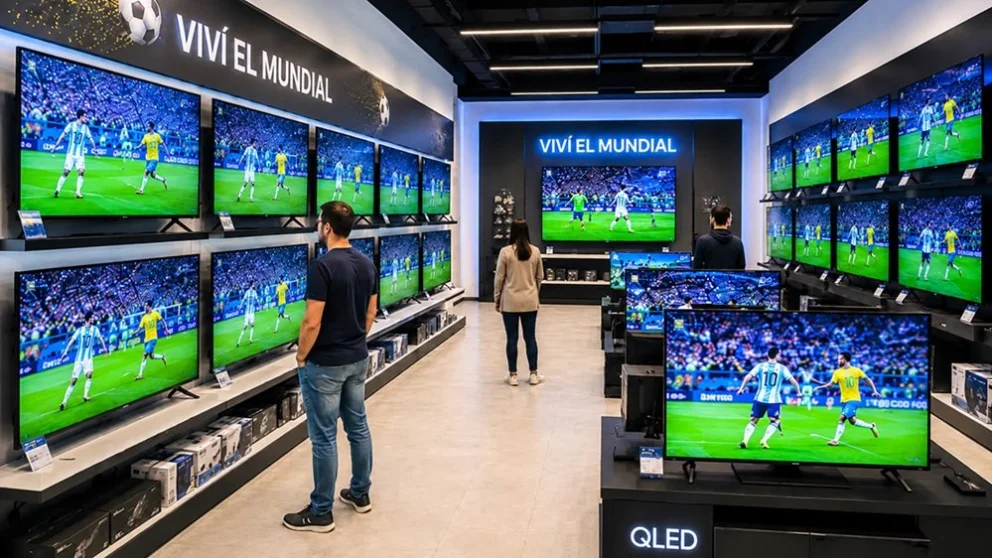 El Mundial impulsó la venta de televisores en San Luis: crecieron hasta un 100% en los comercios
