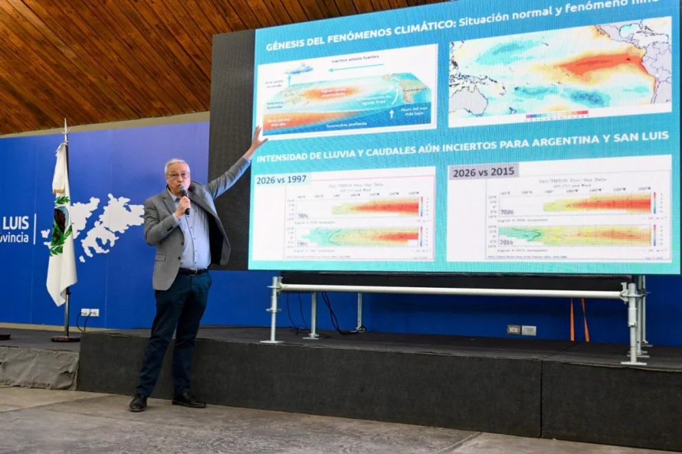 El Gobierno prevé acciones ante la posible llegada a San Luis del fenómeno climatológico El Niño 