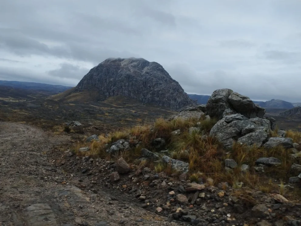 Cerro Sololosta, una formación geológica de origen volcánico ubicada en las Sierras Centrales de la provincia de San Luis