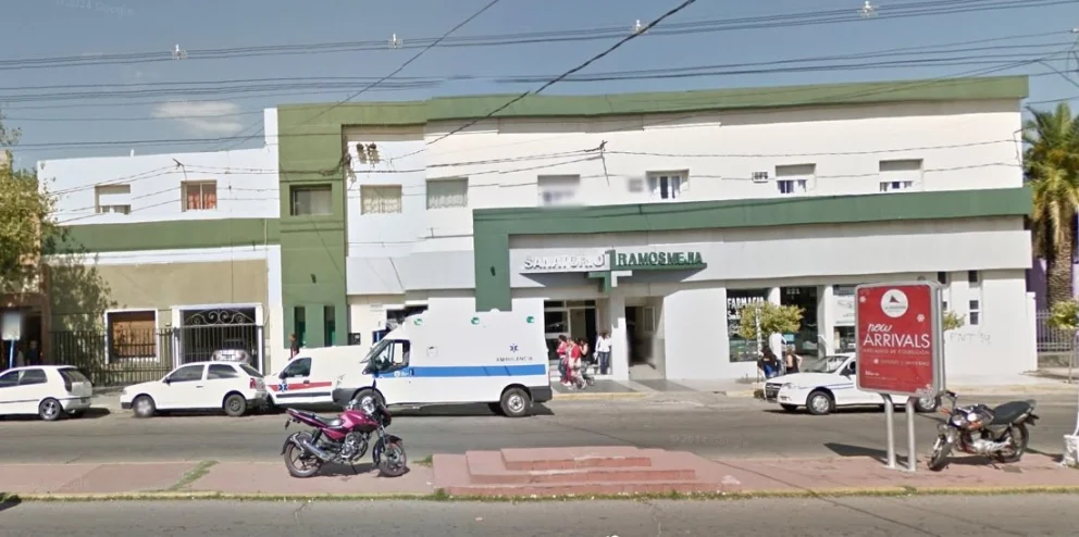 Frente del Sanatorio Rivadavia de la ciudad de San Luis 