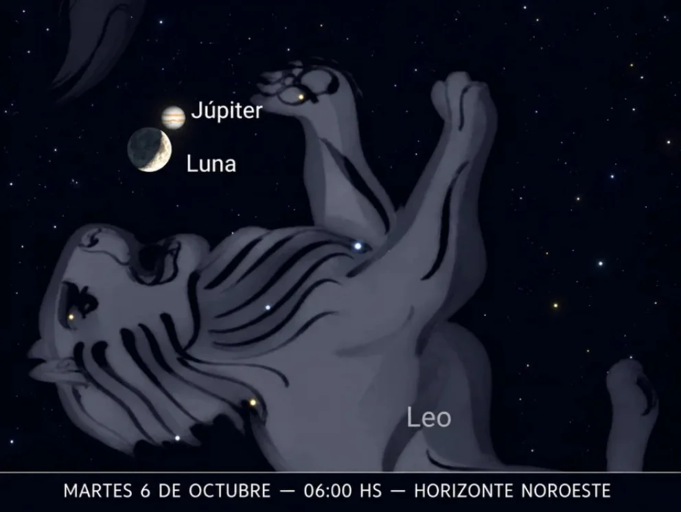 La luna tendrá dos encuentros con planetas esta semana: cómo y cuándo verlos desde Argentina
