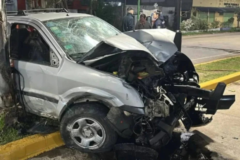 Murió un bebé de 10 días tras un fuerte choque en Punta Lara
