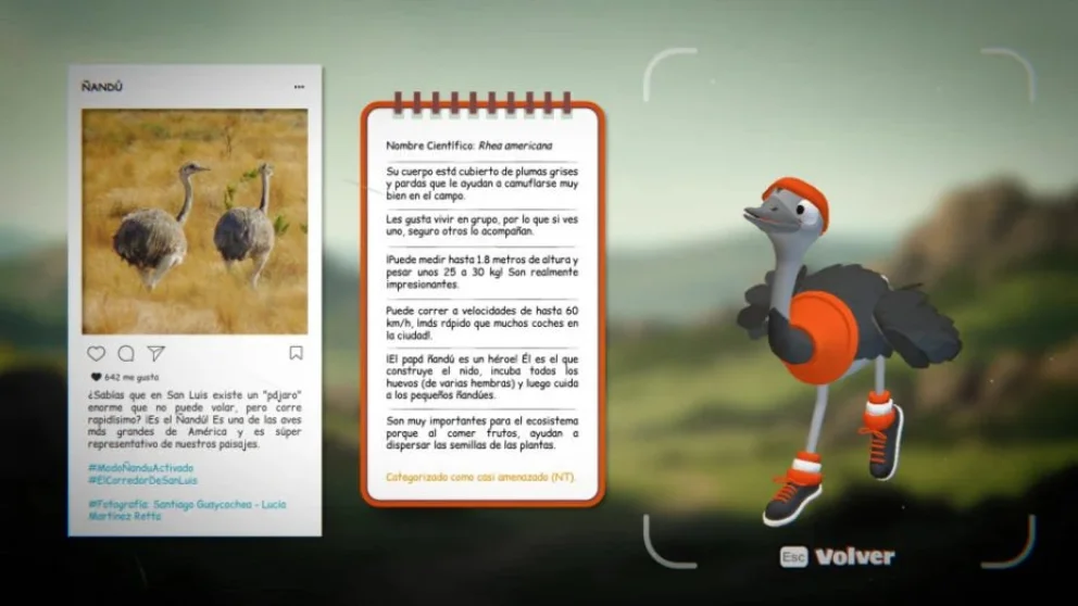 Un videojuego de la UNSL inspirado en la fauna y los paisajes de San Luis fue seleccionado para una exposición nacional
