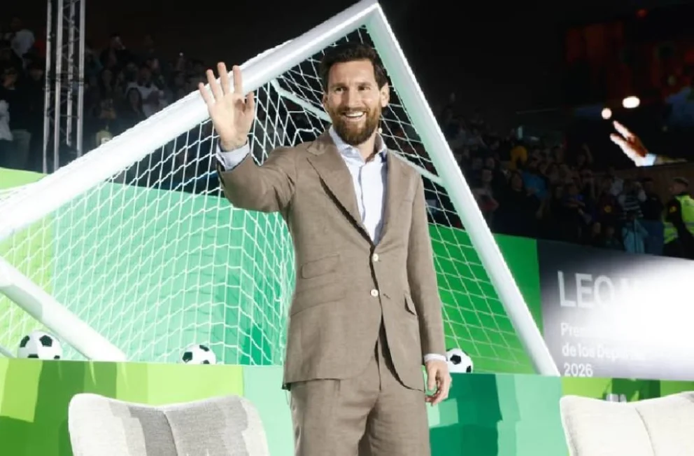 Lionel Messi fue el protagonista de un evento solidario para jóvenes en España
