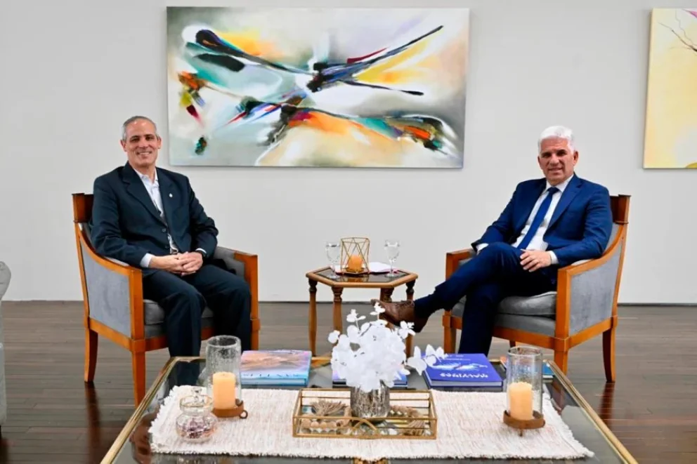 Poggi recibió al presidente electo de la UCR, José Picco
